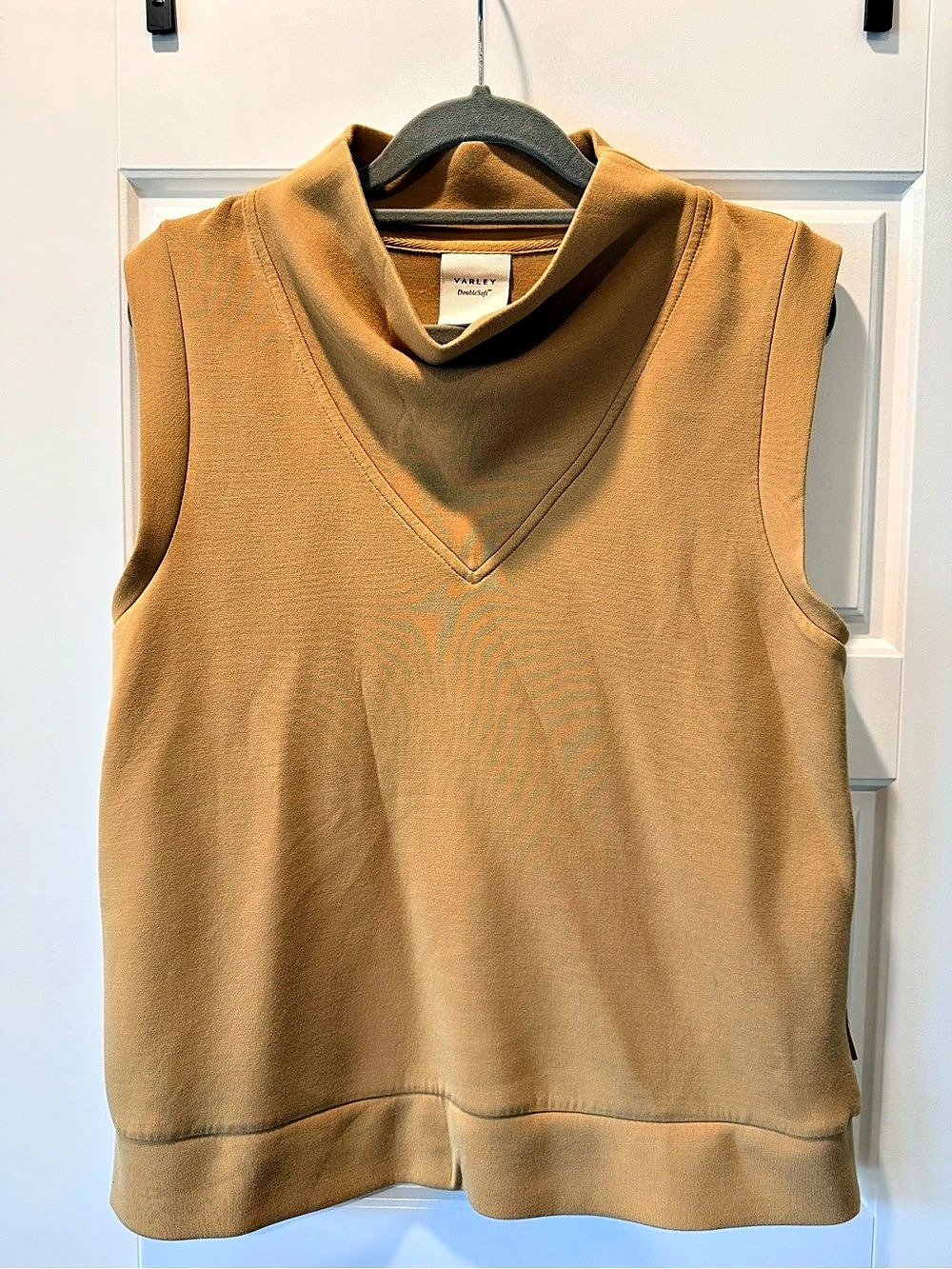 Varley Ellen Cowl Tank Cowl Neck Tank in Brown XS Like New